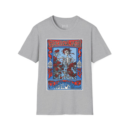 Grateful Dead - Vintage Concert Print - Unisex Soft-Style T-Shirt