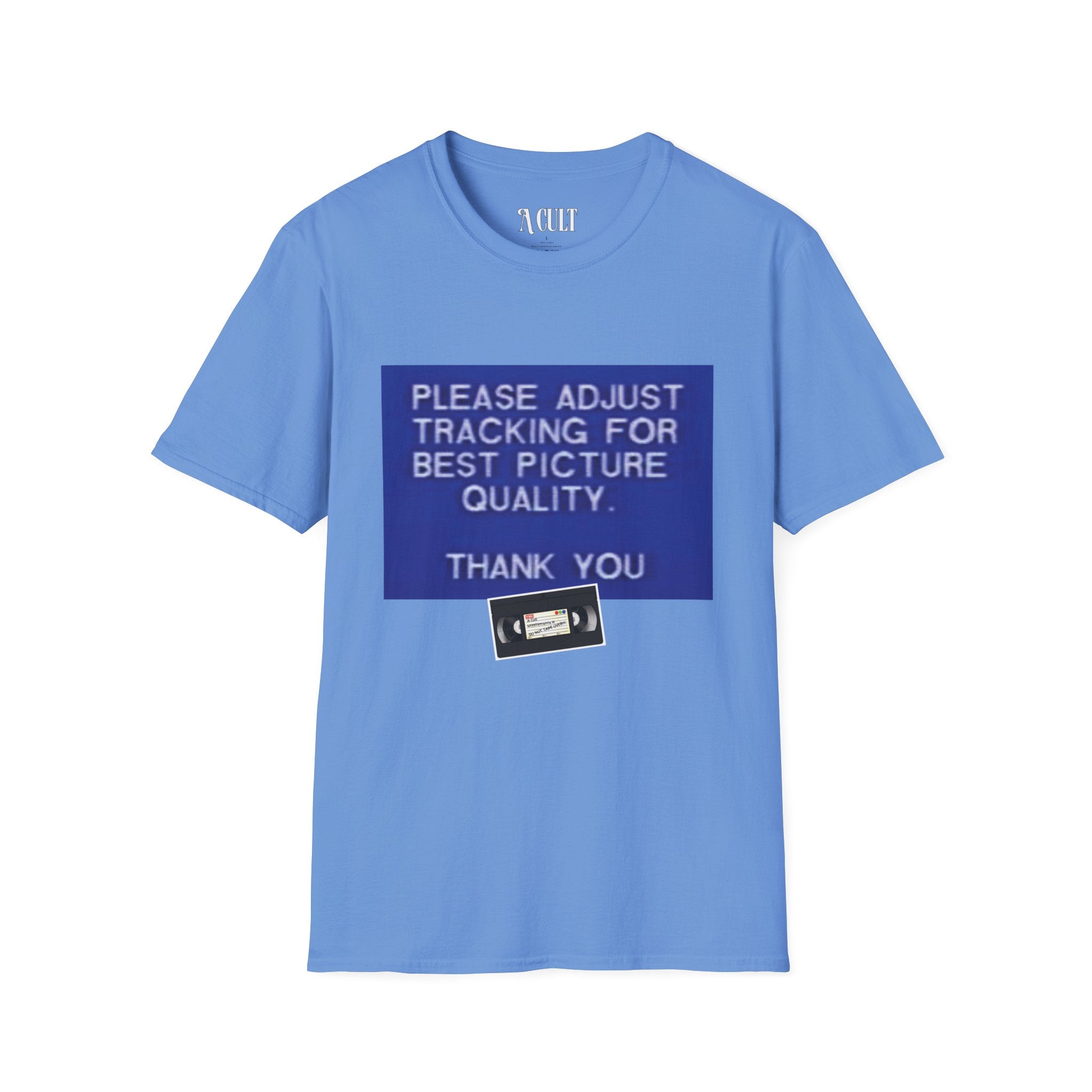 Tape Tee - Please Adjust Front - Unisex Soft-Style T-Shirt