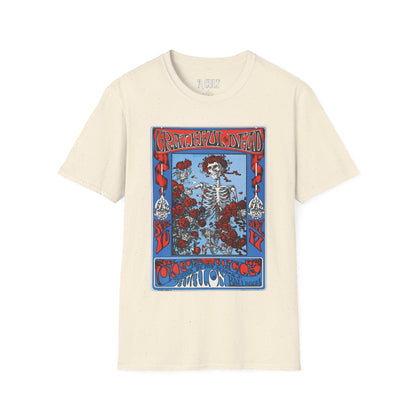 Grateful Dead - Vintage Concert Print - Unisex Soft-Style T-Shirt