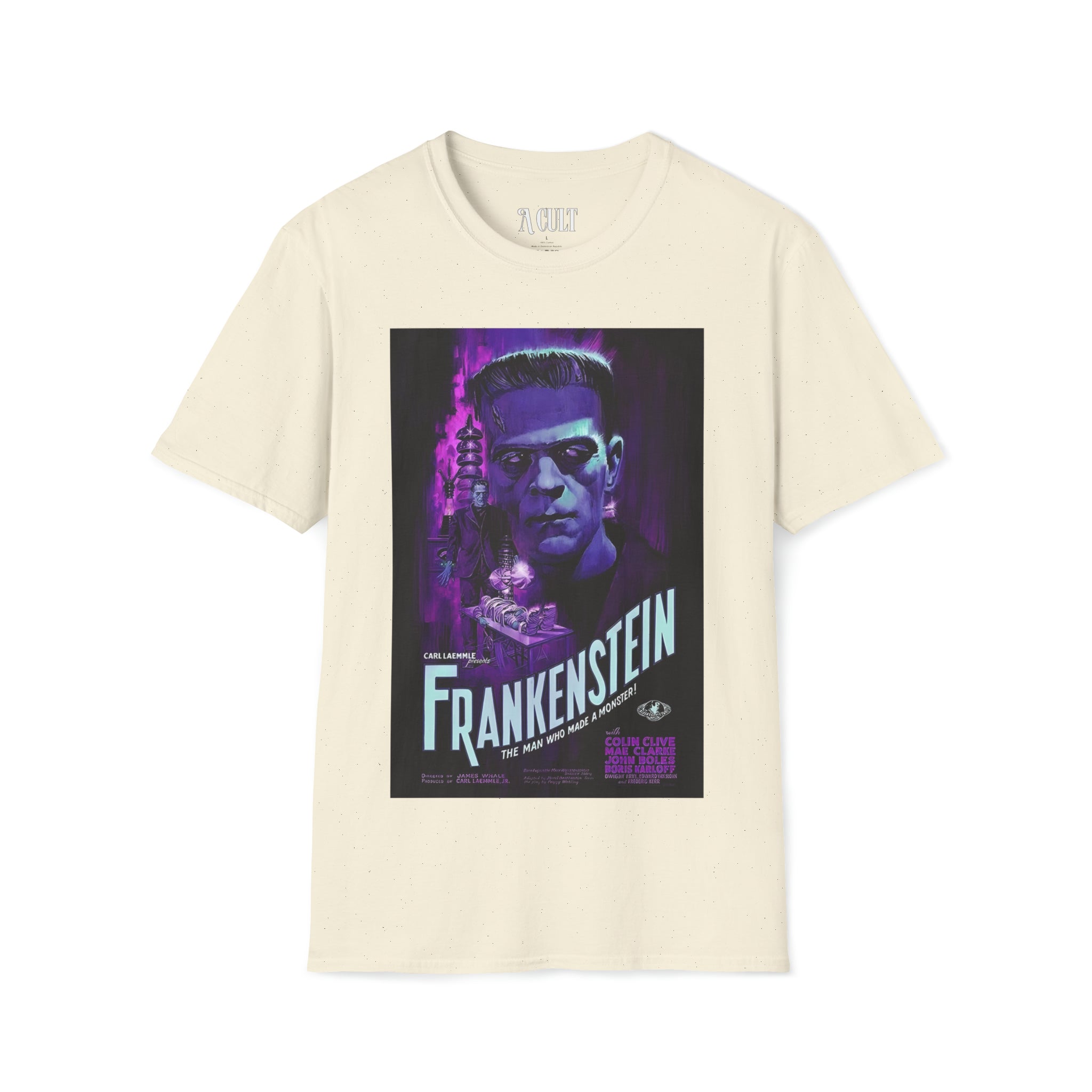 Frankenstein  - by Carl Laemmle - Unisex Soft-Style T-Shirt