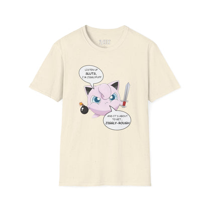 Pokemon - Jigglyrough - Unisex Soft-Style T-Shirt