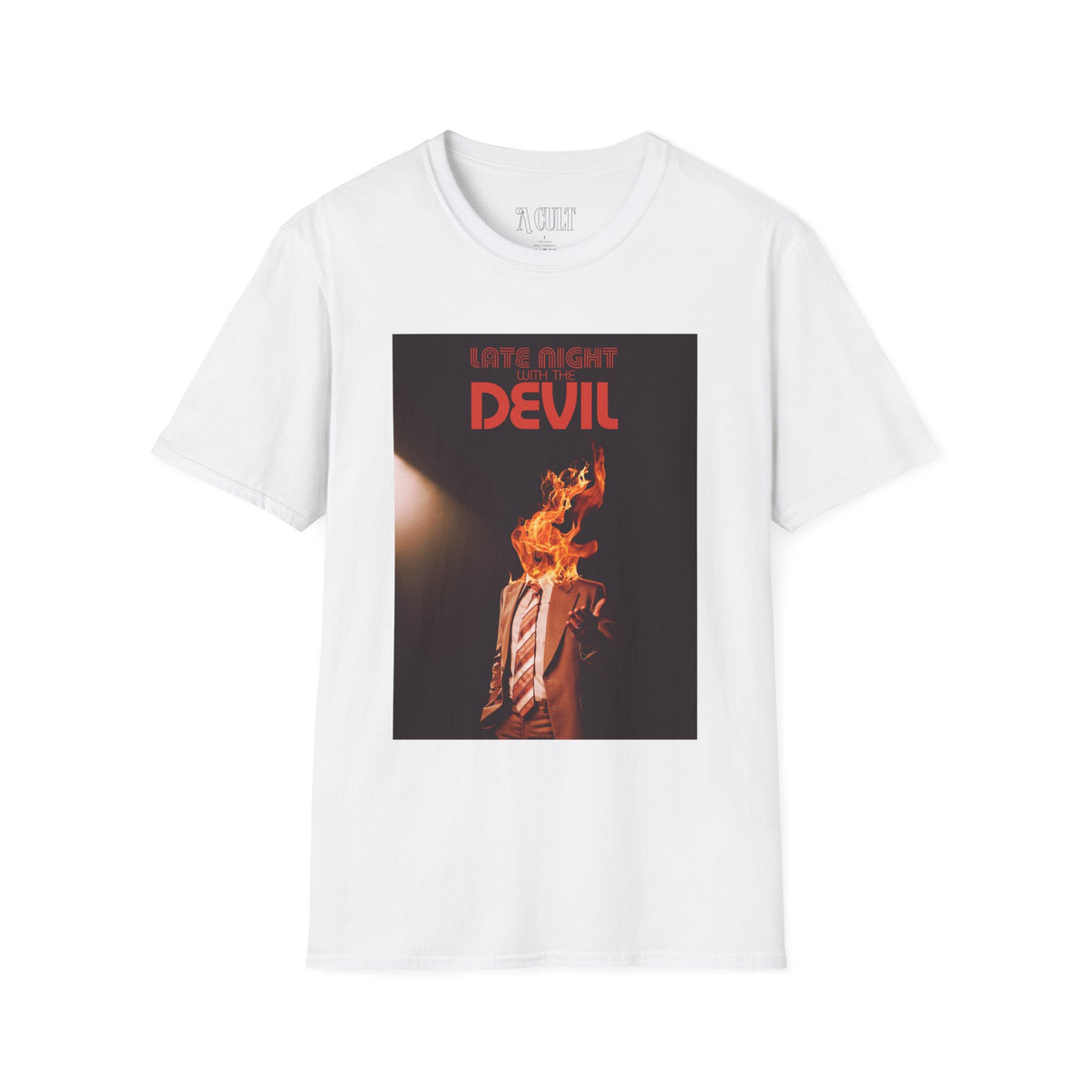 Late Night with the Devil - Fire - Unisex Soft-Style T-Shirt