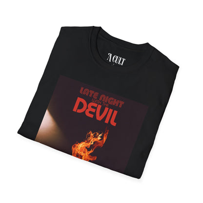 Late Night with the Devil - Fire - Unisex Soft-Style T-Shirt