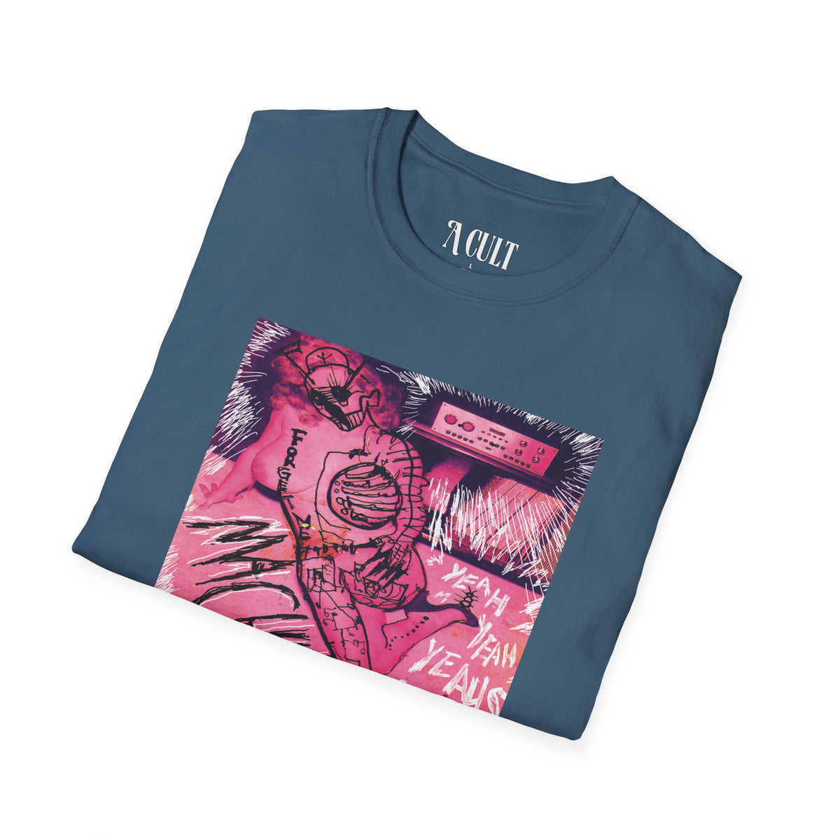 Yeah Yeah Yeahs - Machine - Unisex Soft-Style T-Shirt