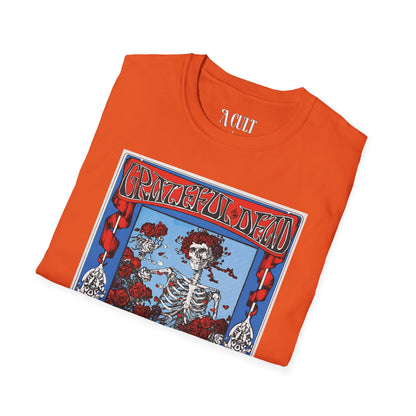 Grateful Dead - Vintage Concert Print - Unisex Soft-Style T-Shirt