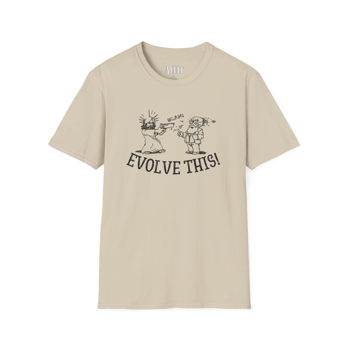 Paul Rudd &amp; Kristen Wiig - Evolve This - Unisex Soft-Style T-Shirt
