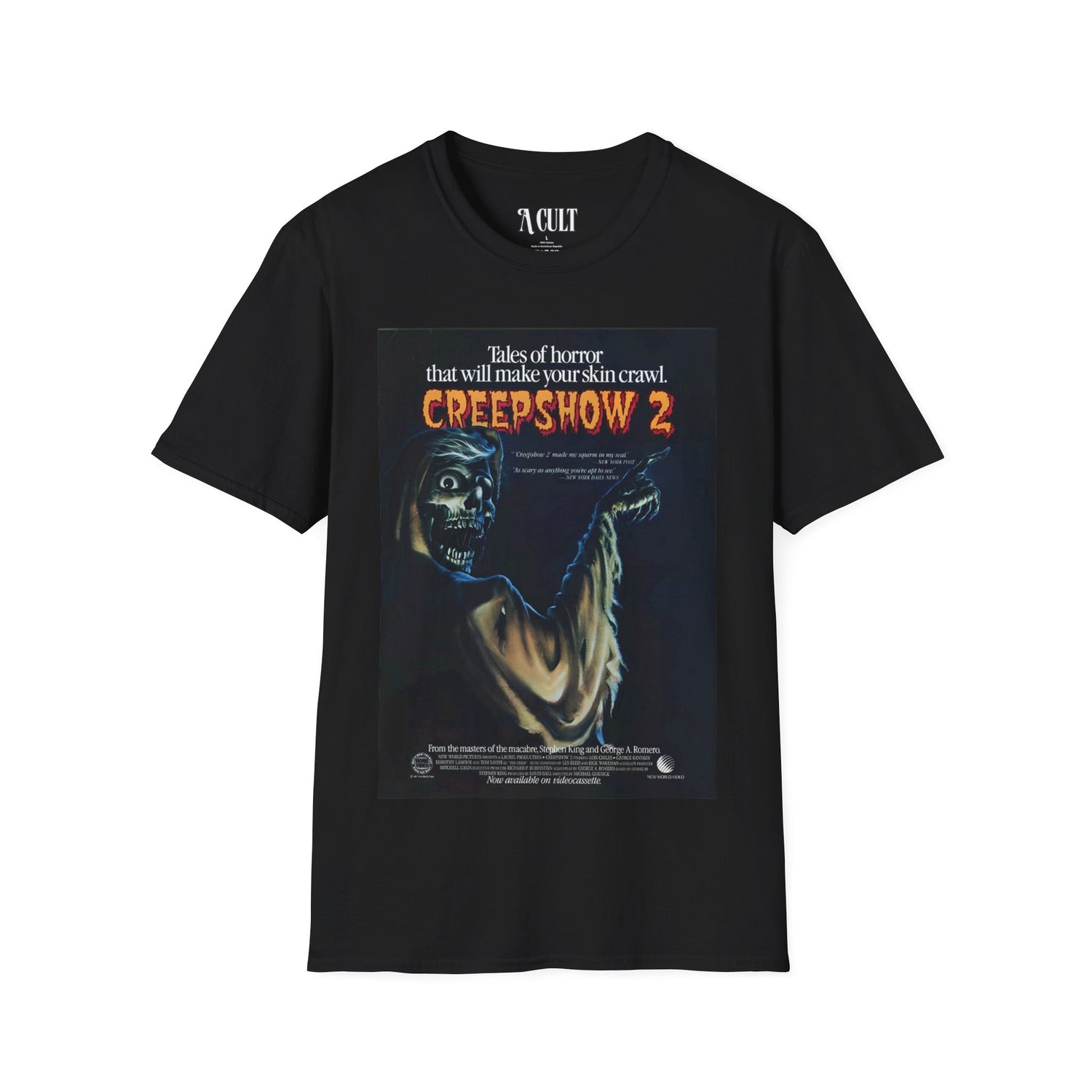 Creepshow 2 VHS - Unisex Soft-Style T-Shirt