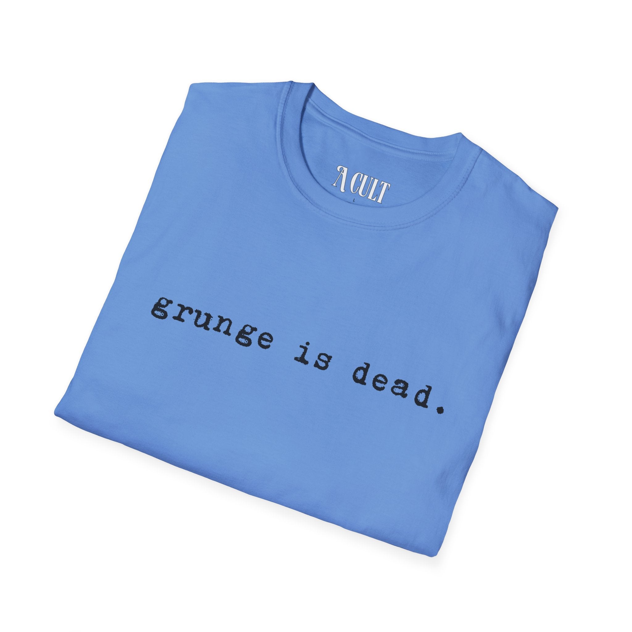 What They Wore - Kurt Cobain - Grunge Is Dead - Unisex Soft-Style T-Shirt