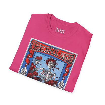 Grateful Dead - Vintage Concert Print - Unisex Soft-Style T-Shirt