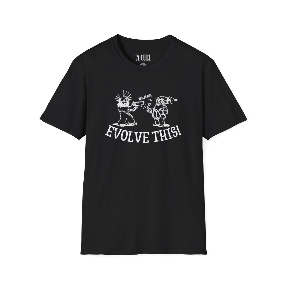 Paul Rudd &amp; Kristen Wiig - Evolve This - Unisex Soft-Style T-Shirt