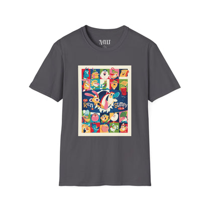 Ren And Stimpy - The Show  - Unisex Soft-Style T-Shirt