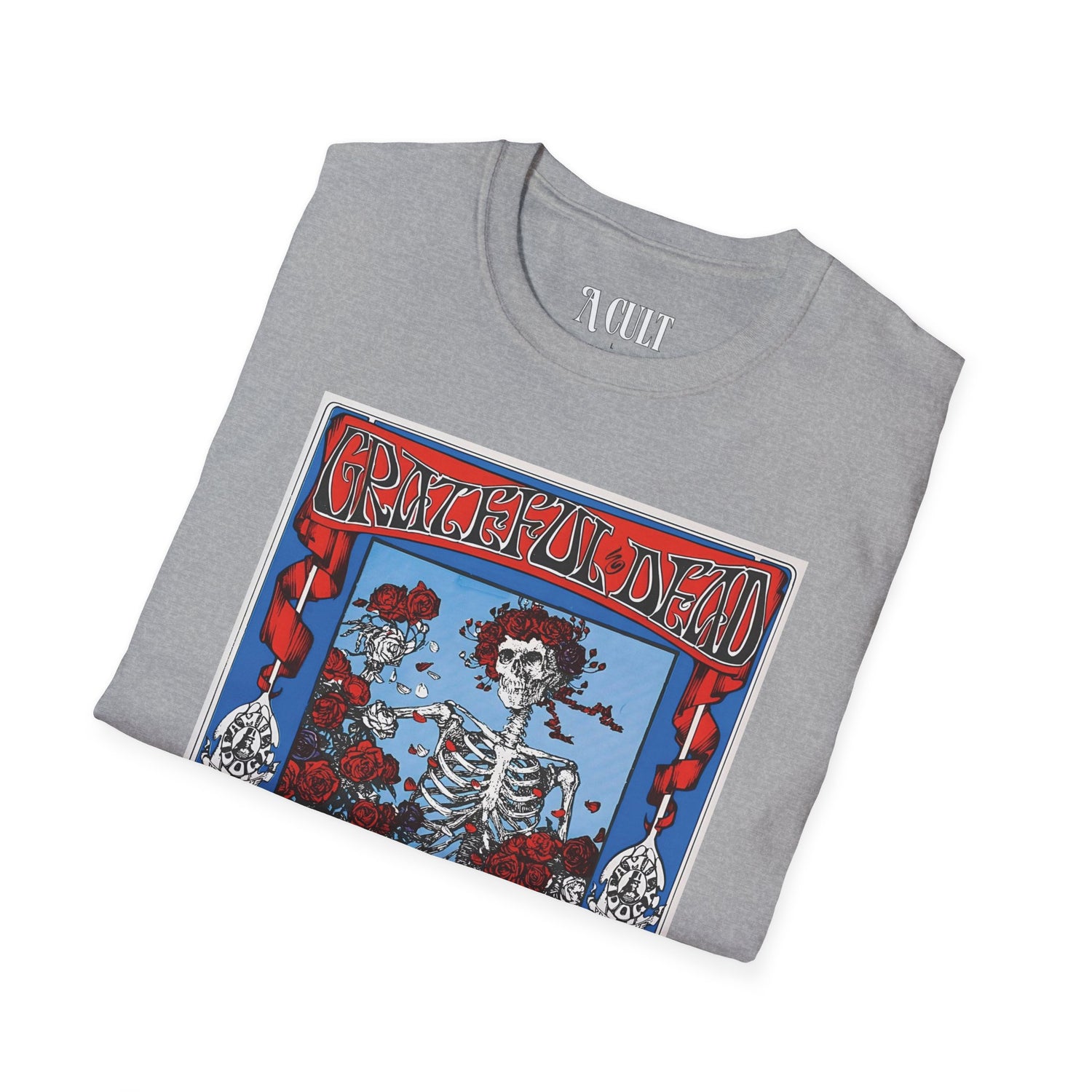 Grateful Dead - Vintage Concert Print - Unisex Soft-Style T-Shirt