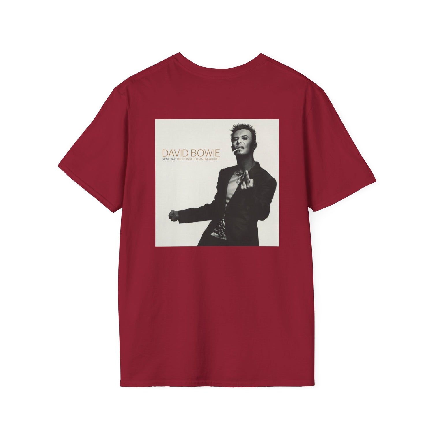 David Bowie - Rome 1996 - Unisex Soft-Style T-Shirt