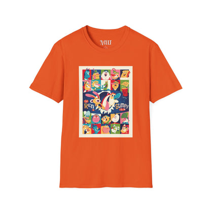 Ren And Stimpy - The Show  - Unisex Soft-Style T-Shirt