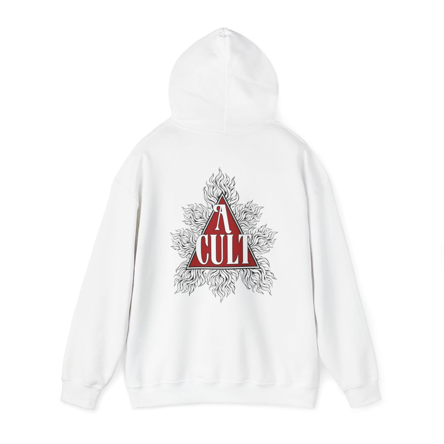 A Cult - Fire Logo - Unisex Heavy Blend™ Hooded Sweatshirt