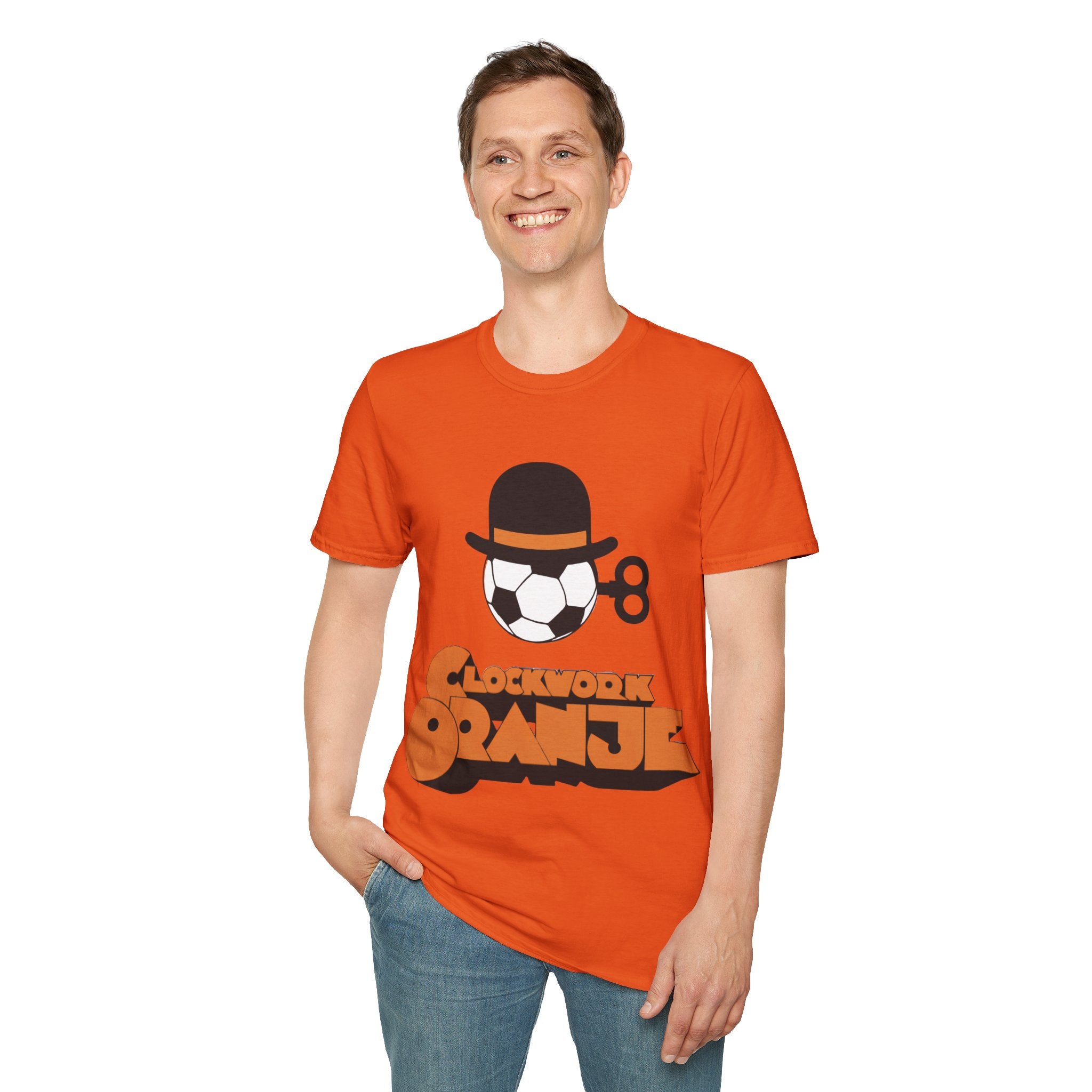 World Cup - Netherlands - Clockwork Oranje - Unisex Soft-Style T-Shirt