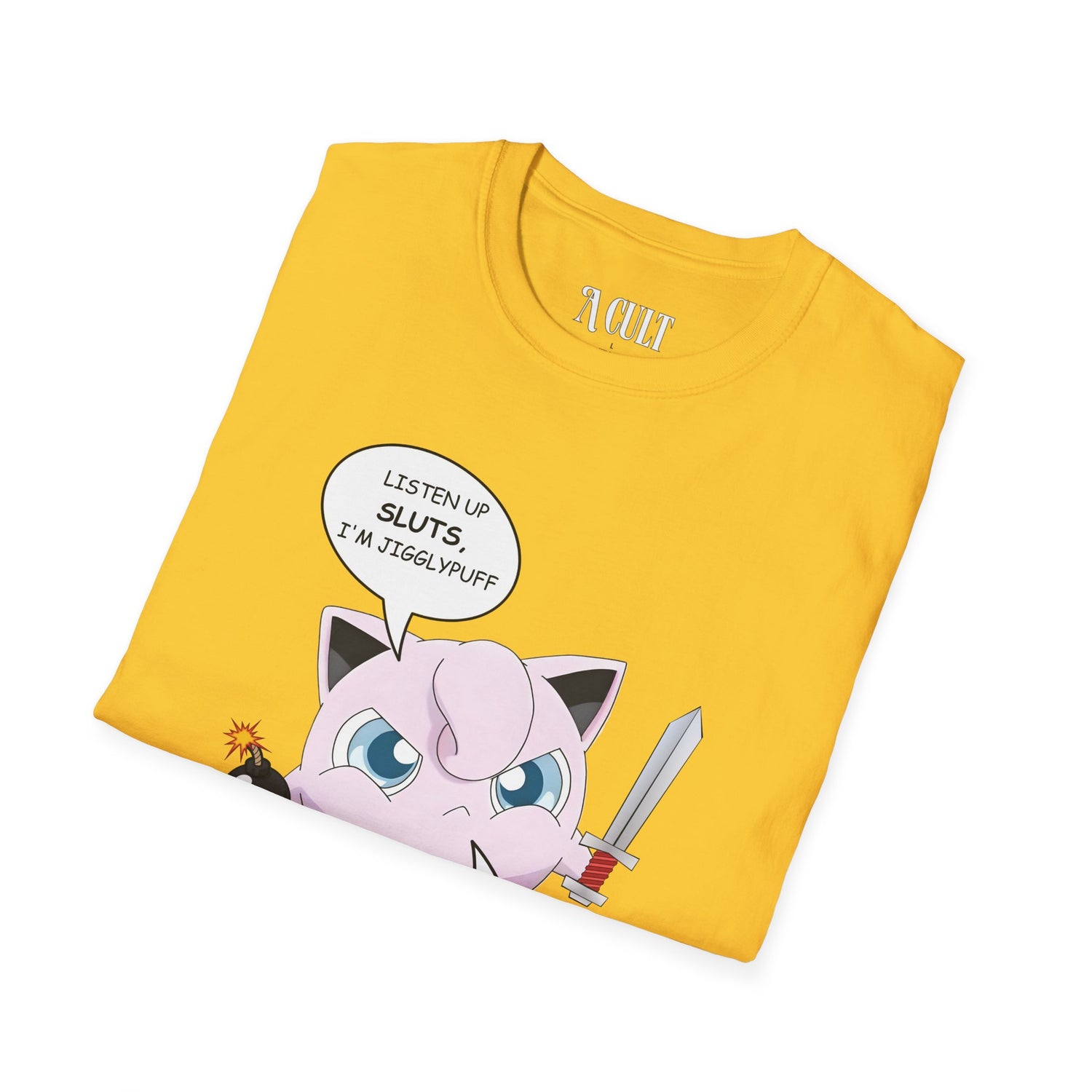 Pokemon - Jigglyrough - Unisex Soft-Style T-Shirt