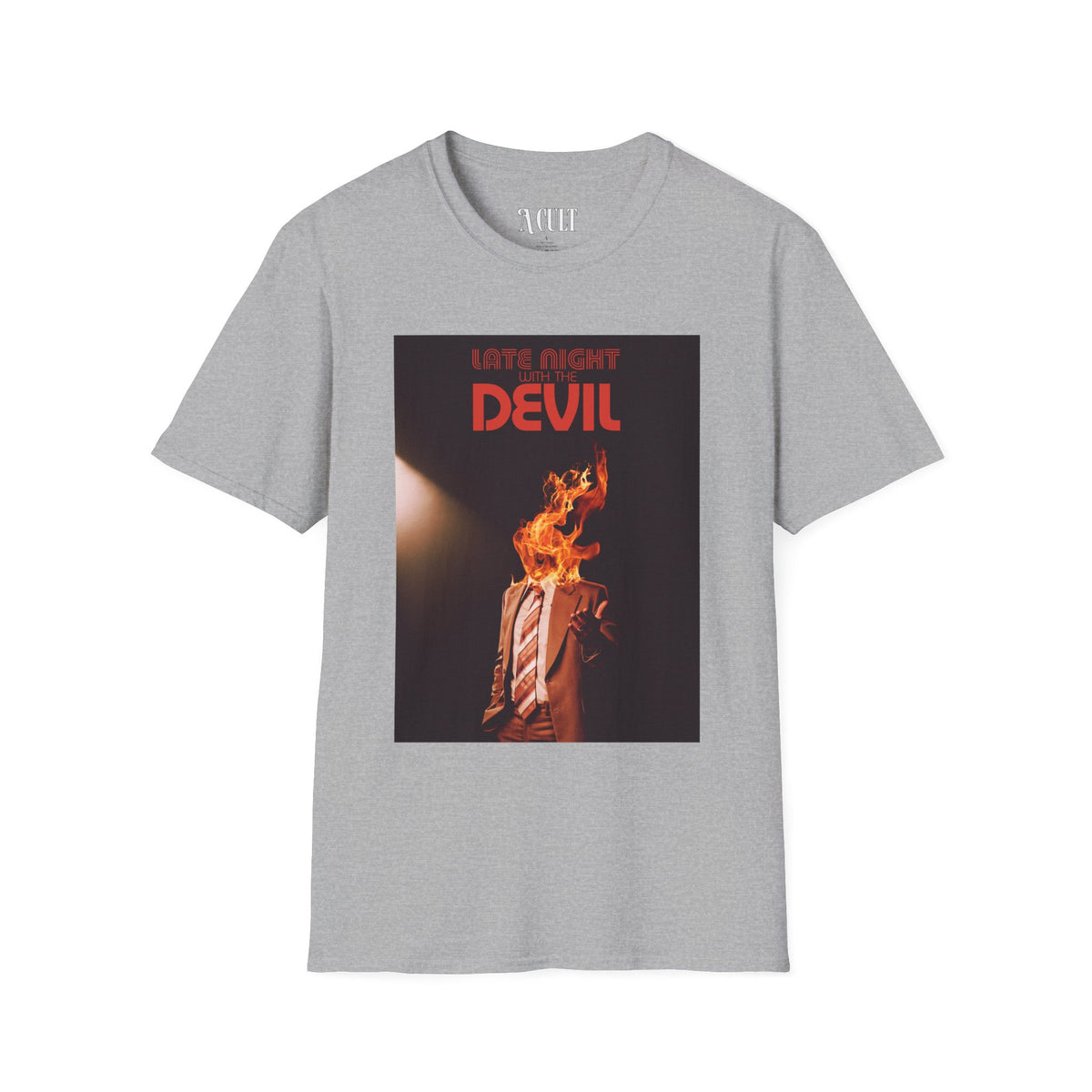 Late Night with the Devil - Fire - Unisex Soft-Style T-Shirt