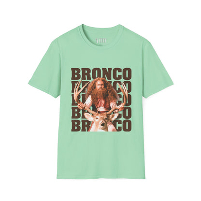 Gentlemen Broncos - Bronco and The Battle Stag - Unisex Soft-Style T-Shirt