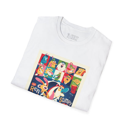 Ren And Stimpy - The Show  - Unisex Soft-Style T-Shirt