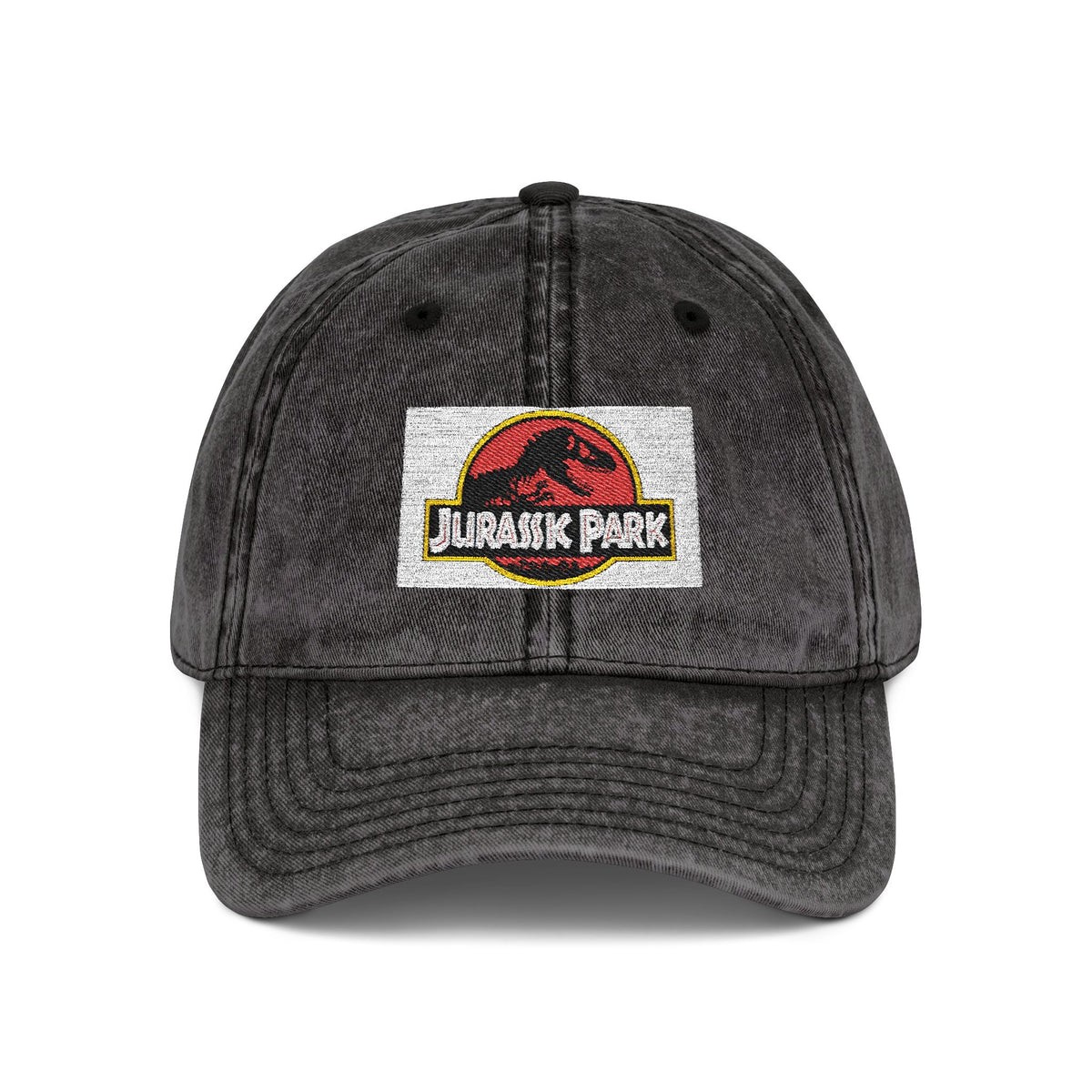 Jurassic Park - Park Logo - Retro Embroidered Vintage Cap