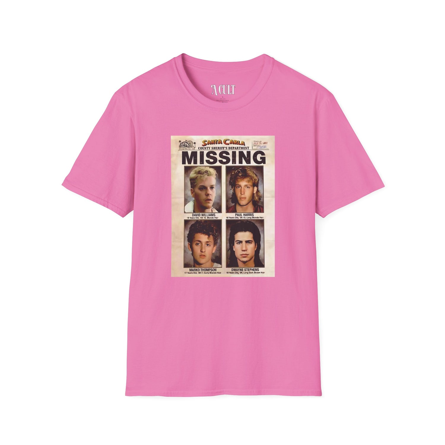 The Lost Boys - Missing - Unisex Soft-Style T-Shirt