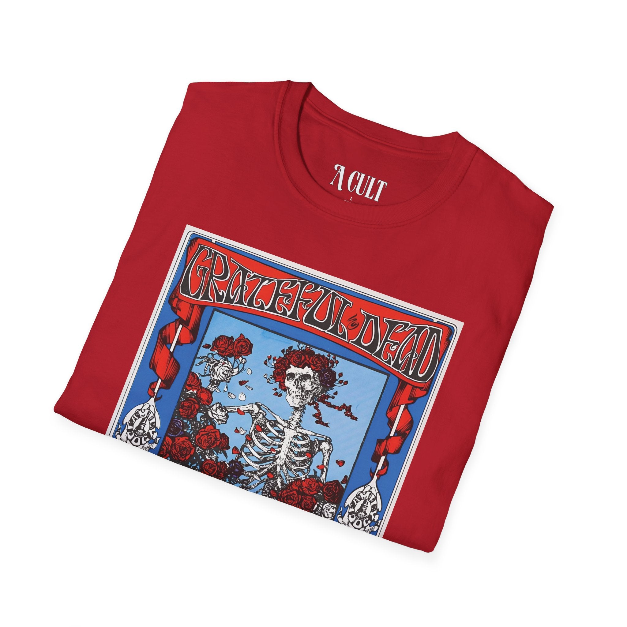 Grateful Dead - Vintage Concert Print - Unisex Soft-Style T-Shirt