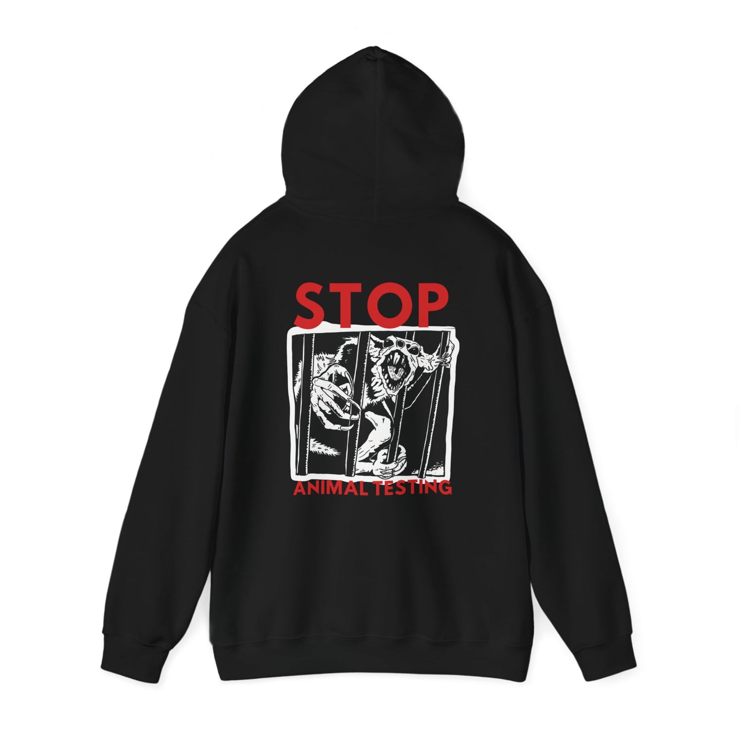 Braindead - Stop Animal Testing - Unisex Heavy Blend™ Hooded Sweatshirt