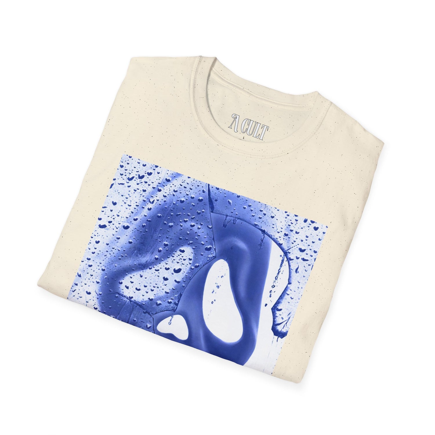 Scream Face Inverted - Unisex Soft-Style T-Shirt