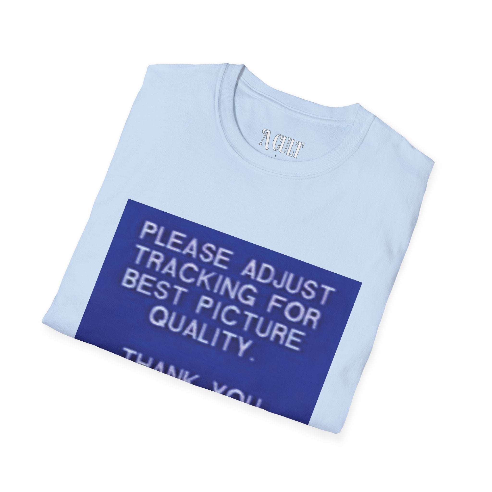 Tape Tee - Please Adjust Front - Unisex Soft-Style T-Shirt