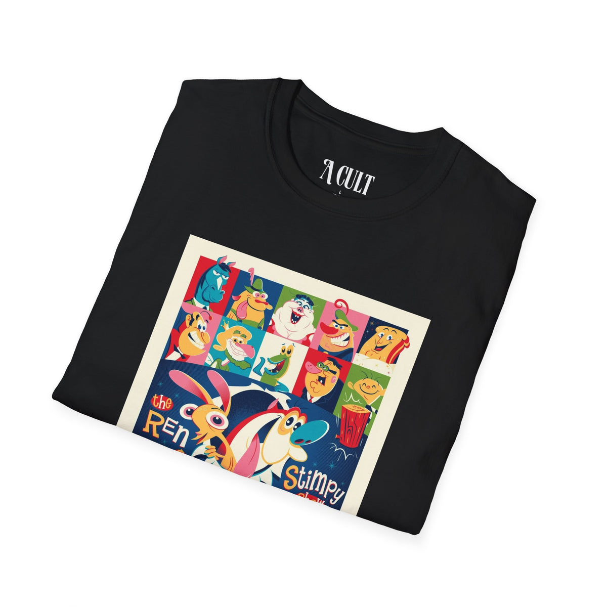 Ren And Stimpy - The Show  - Unisex Soft-Style T-Shirt