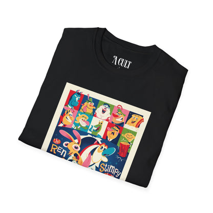 Ren And Stimpy - The Show  - Unisex Soft-Style T-Shirt