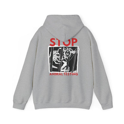 Braindead - Stop Animal Testing - Unisex Heavy Blend™ Hooded Sweatshirt