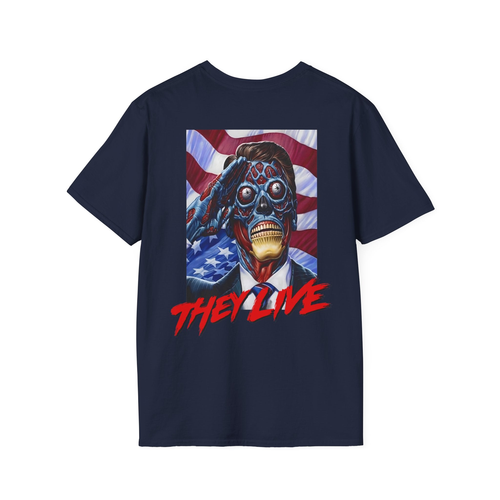 They Live - Salute/Obey - Unisex Soft-Style T-Shirt