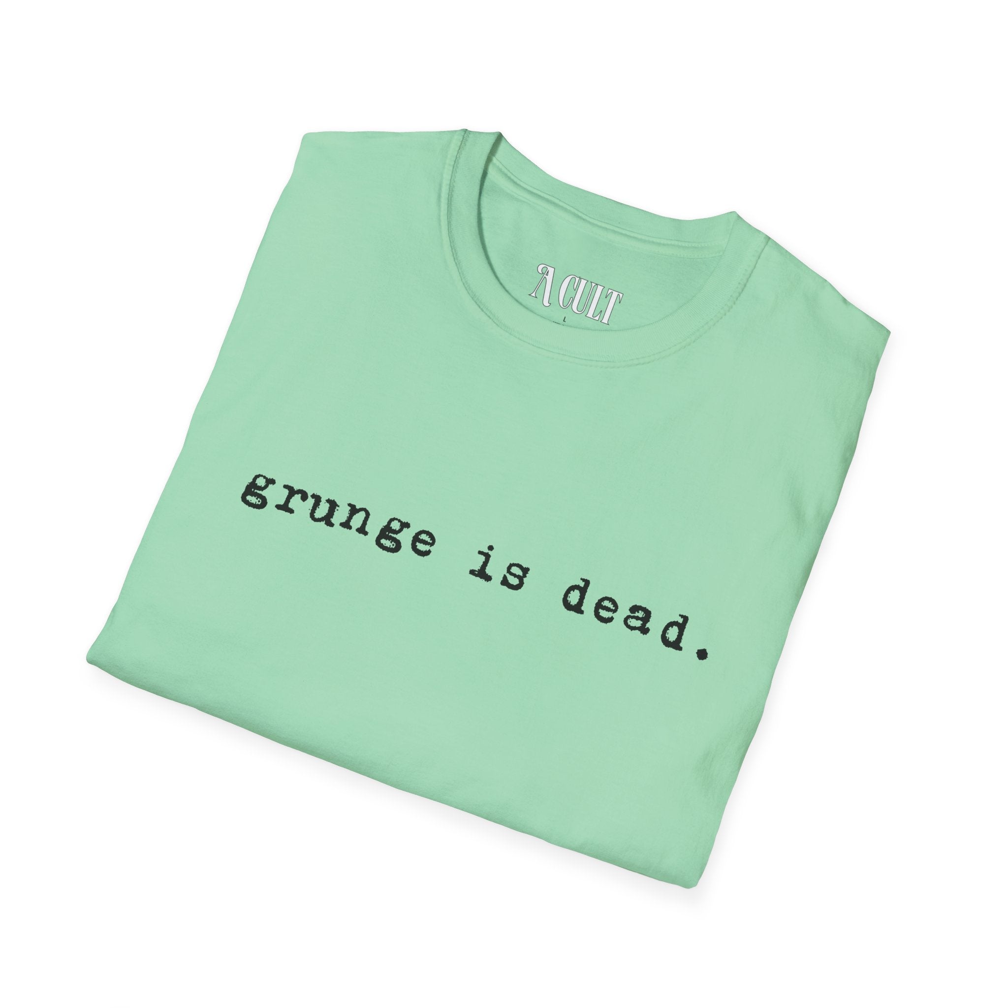 What They Wore - Kurt Cobain - Grunge Is Dead - Unisex Soft-Style T-Shirt