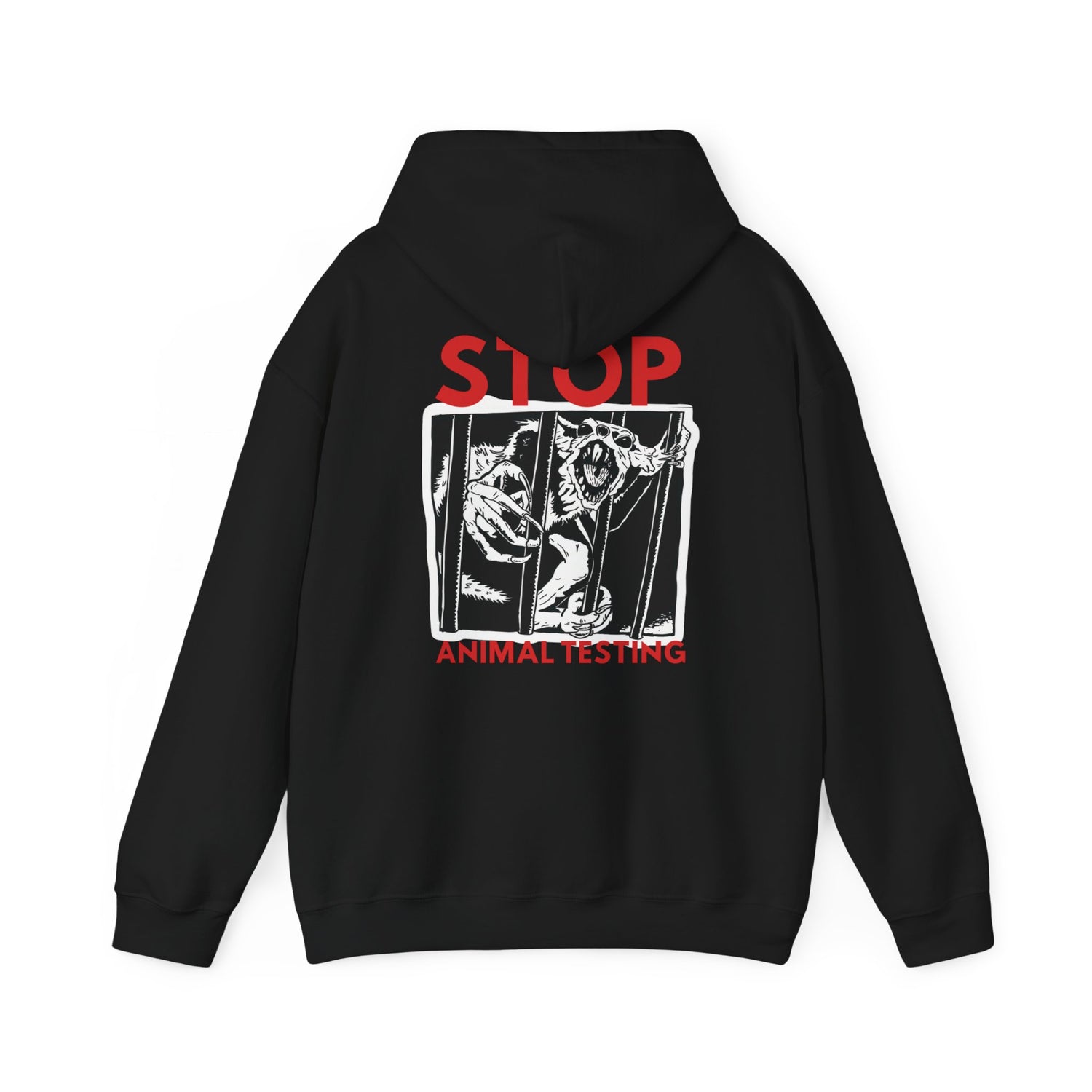 Braindead - Stop Animal Testing - Unisex Heavy Blend™ Hooded Sweatshirt