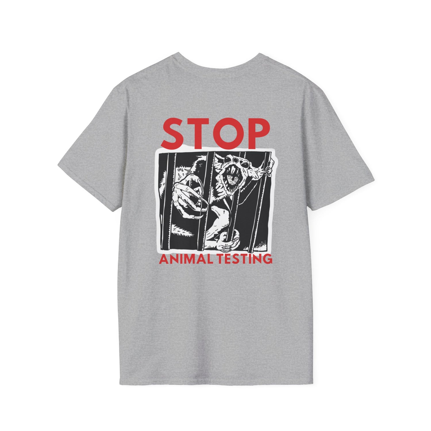 Braindead - Stop Animal Testing - Unisex Soft-Style T-Shirt