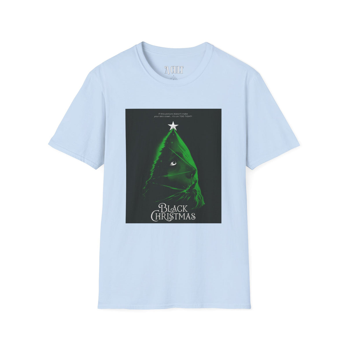 Black Christmas - Tree - Unisex Soft-Style T-Shirt