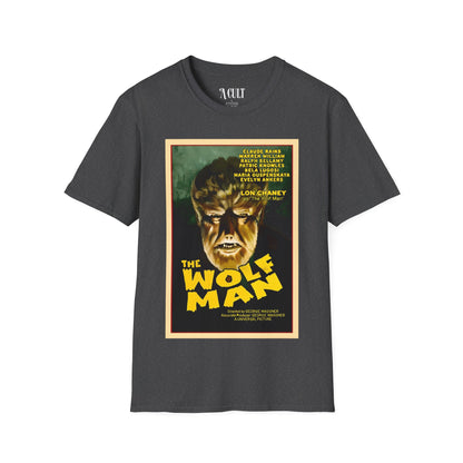 The Wolf Man  - Face - Unisex Soft-Style T-Shirt