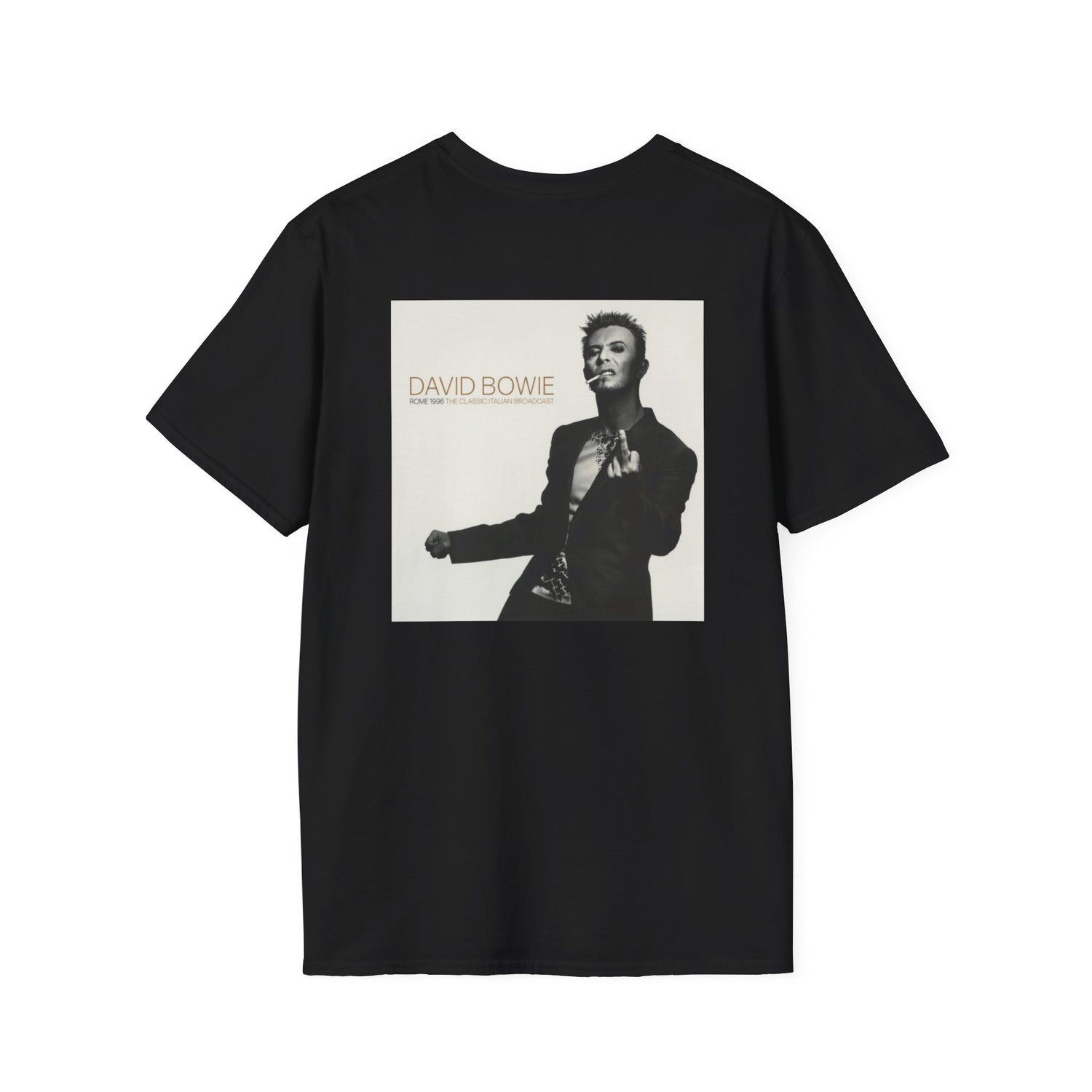 David Bowie - Rome 1996 - Unisex Soft-Style T-Shirt