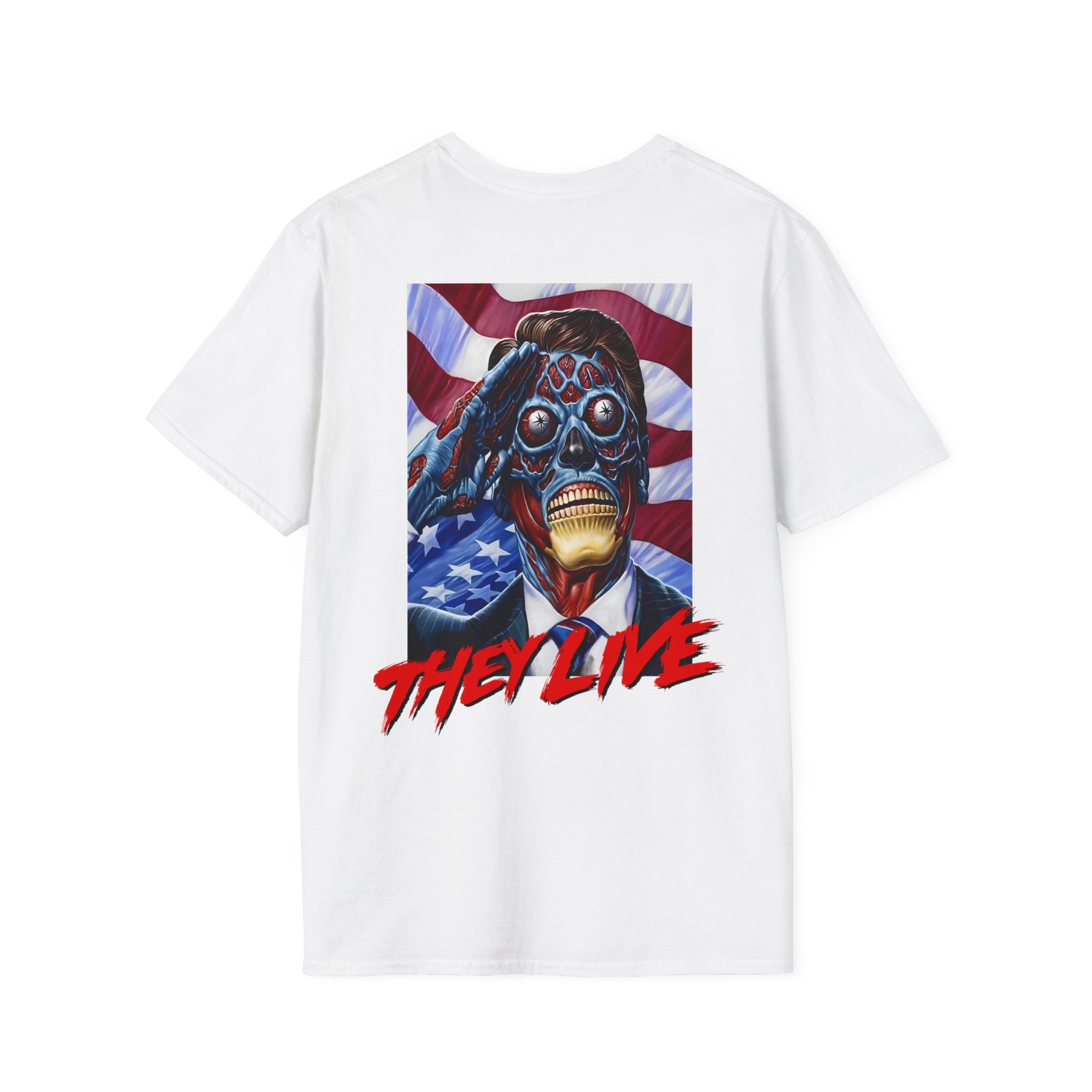 They Live - Salute/Obey - Unisex Soft-Style T-Shirt