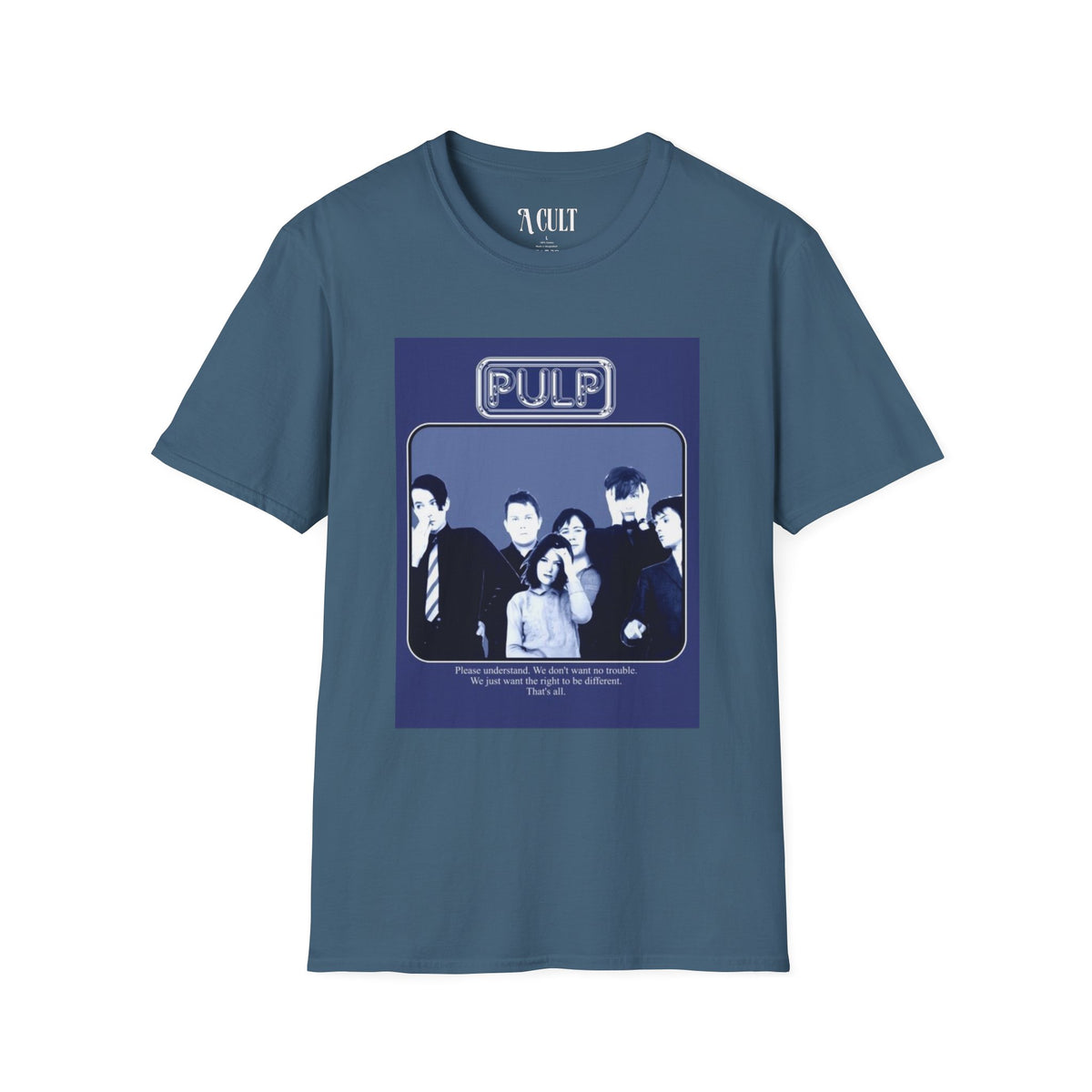 Pulp - Right To Be Different - Unisex Soft-Style T-Shirt