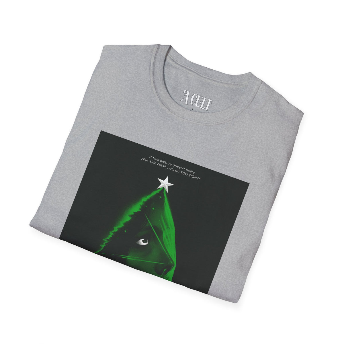Black Christmas - Tree - Unisex Soft-Style T-Shirt