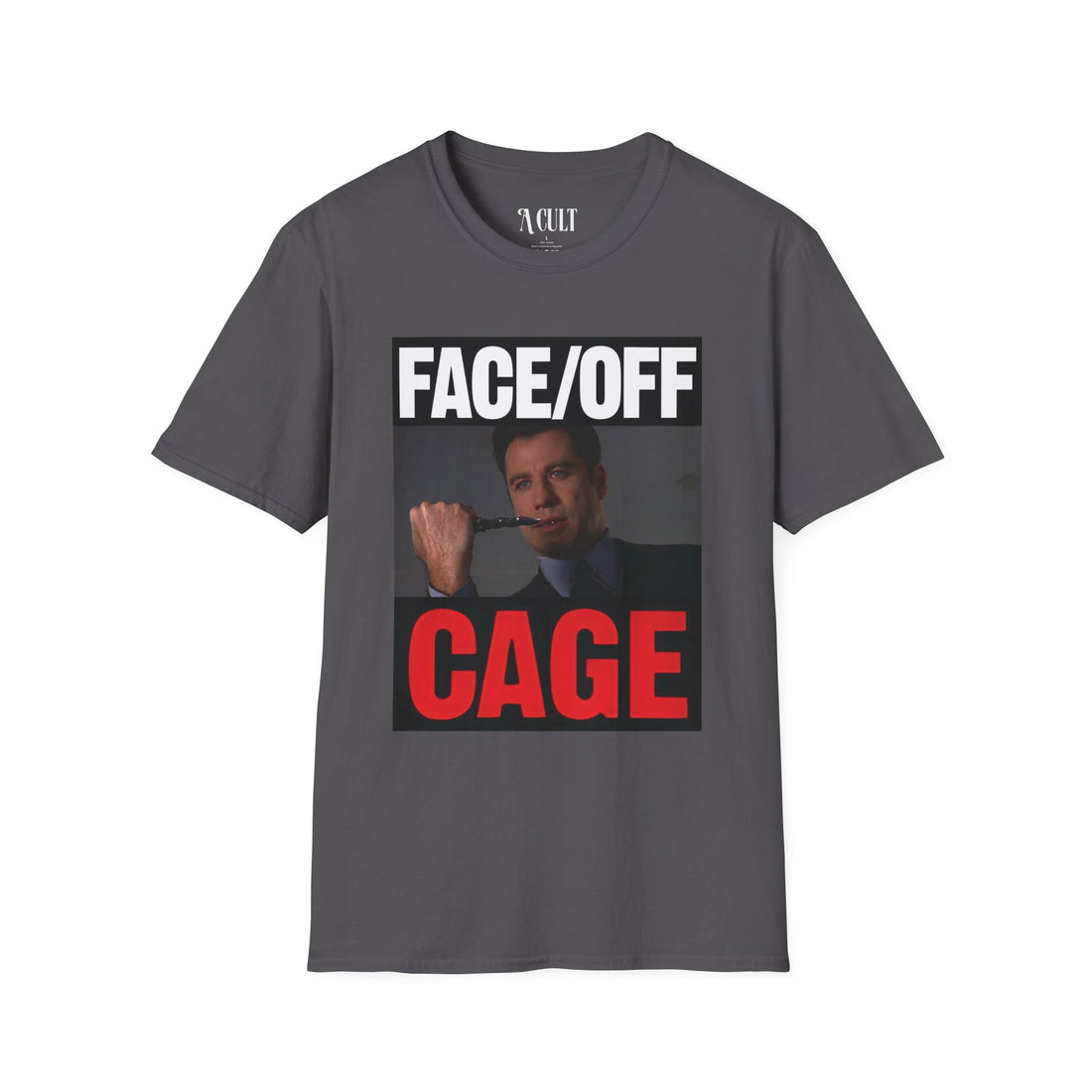 Face/Off - Cage - Unisex Soft-Style T-Shirt