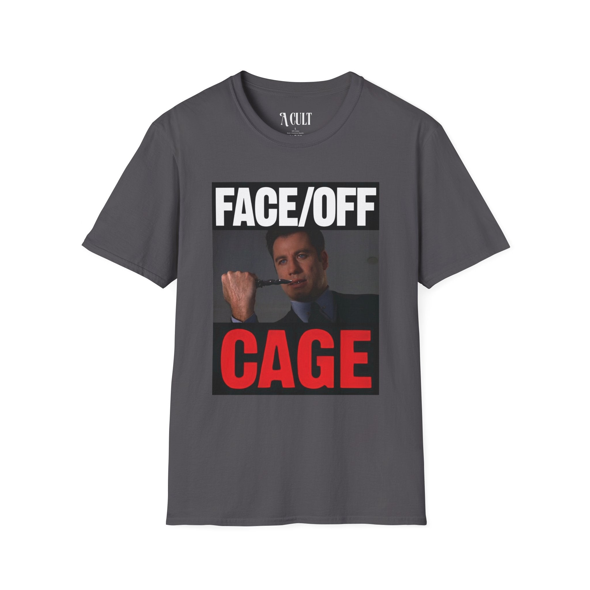 Face/Off - Cage - Unisex Soft-Style T-Shirt