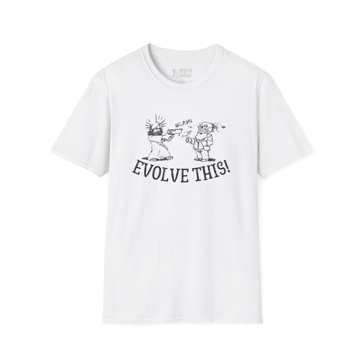 Paul Rudd &amp; Kristen Wiig - Evolve This - Unisex Soft-Style T-Shirt