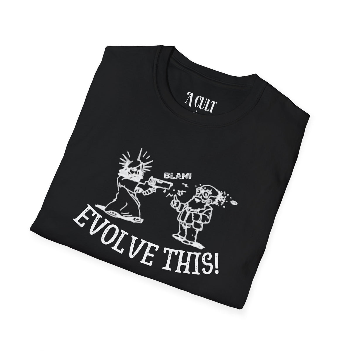 Paul Rudd &amp; Kristen Wiig - Evolve This - Unisex Soft-Style T-Shirt