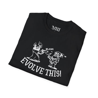 Paul Rudd &amp; Kristen Wiig - Evolve This - Unisex Soft-Style T-Shirt