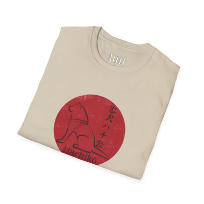 Hachiko - Loyal Dog  - Unisex Soft-Style T-Shirt