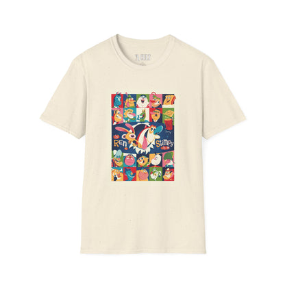 Ren And Stimpy - The Show  - Unisex Soft-Style T-Shirt